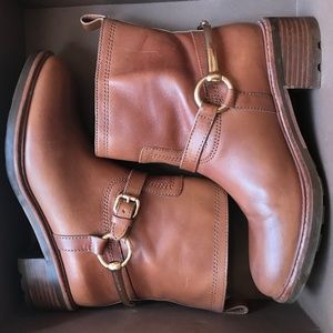 COACH Gillian Moto Boot, Size 8